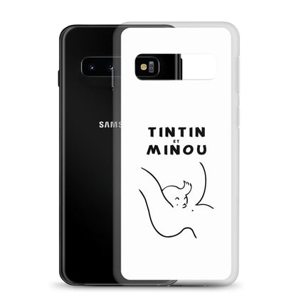 Coque Samsung Tintin et minou - Sedurro