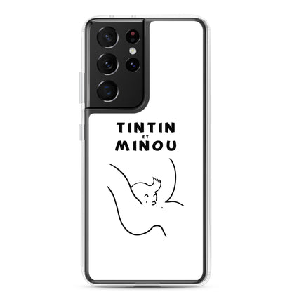 Coque Samsung Tintin et minou Samsung Galaxy S21 Ultra - Sedurro