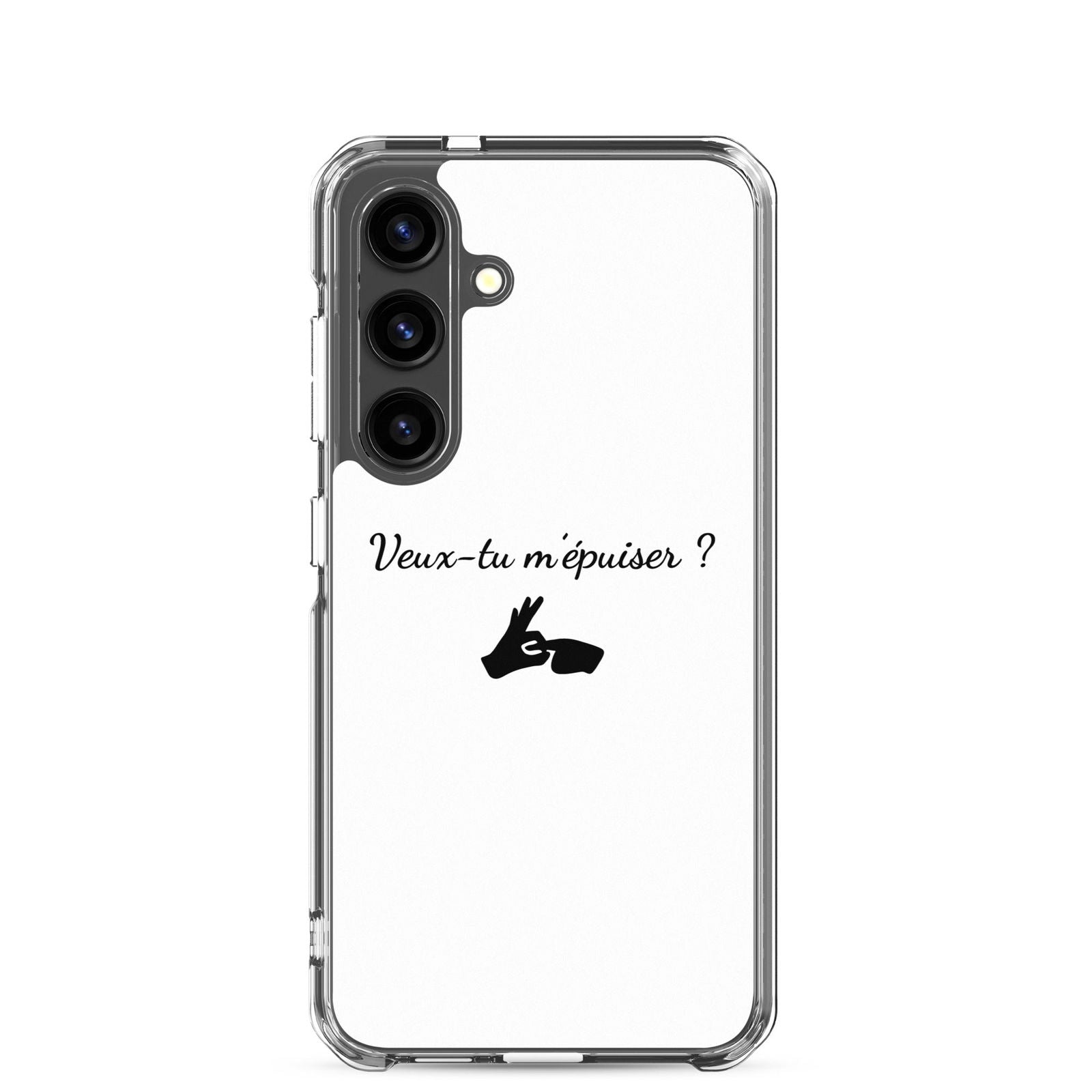 Coque Samsung Veux-tu m'épuiser Samsung Galaxy S24 - Sedurro