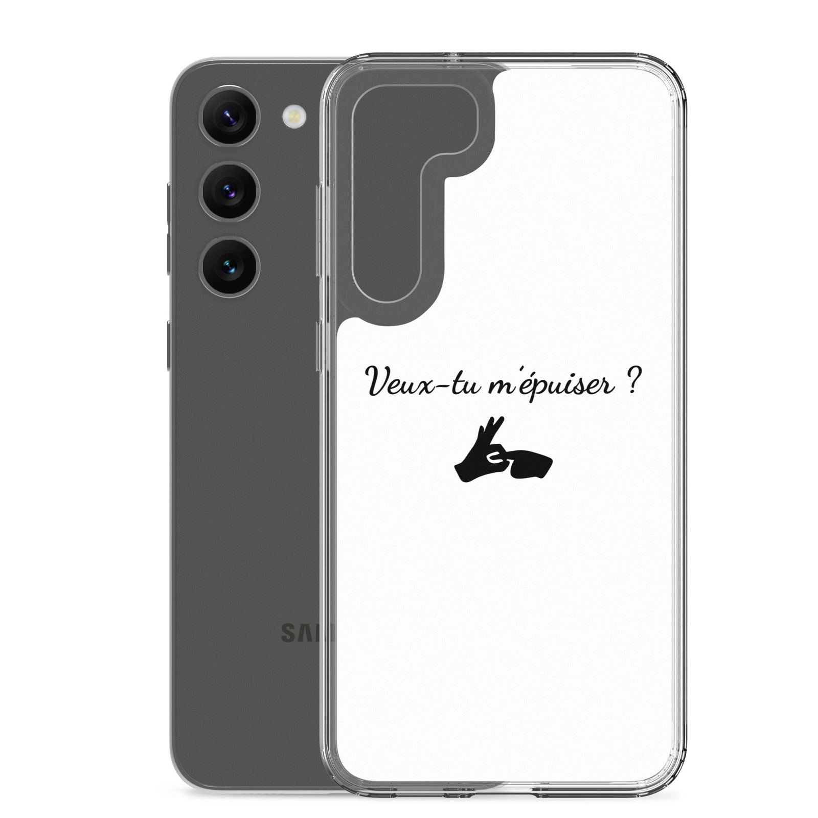 Coque Samsung Veux-tu m'épuiser - Sedurro
