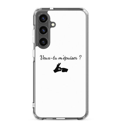 Coque Samsung Veux-tu m'épuiser Samsung Galaxy S24 Plus - Sedurro