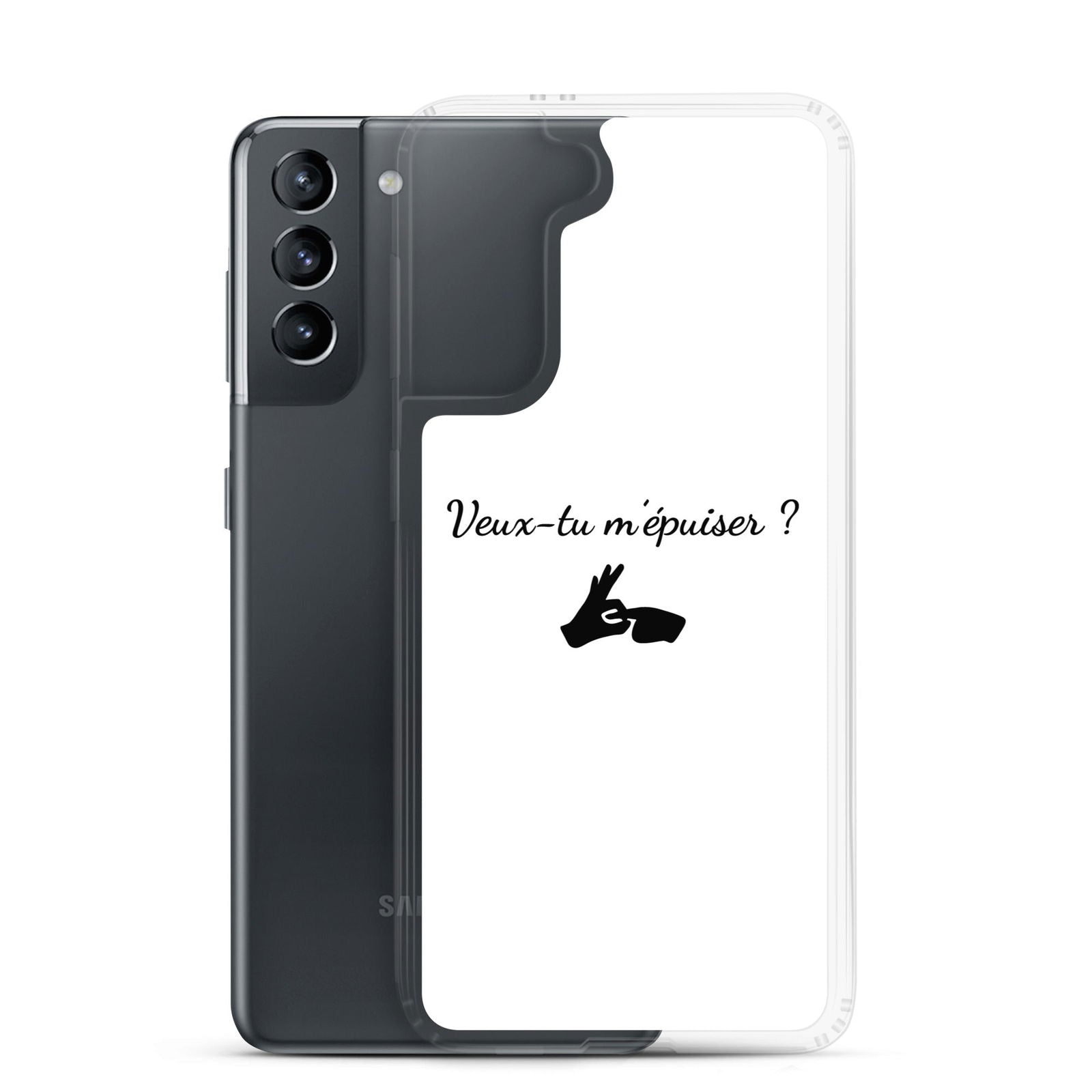 Coque Samsung Veux-tu m'épuiser - Sedurro