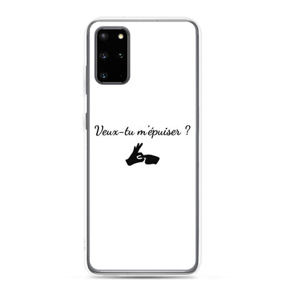 Coque Samsung Veux-tu m'épuiser Samsung Galaxy S20 Plus - Sedurro
