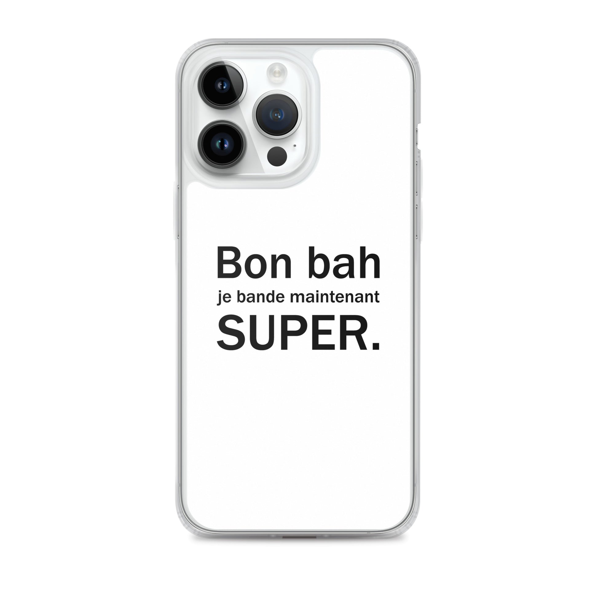 Coque iPhone Bon bah je bande maintenant super iPhone 14 Pro Max - Sedurro