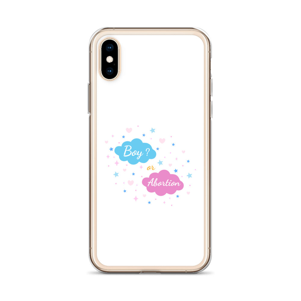Coque iPhone Boy or abortion gender reveal - Sedurro