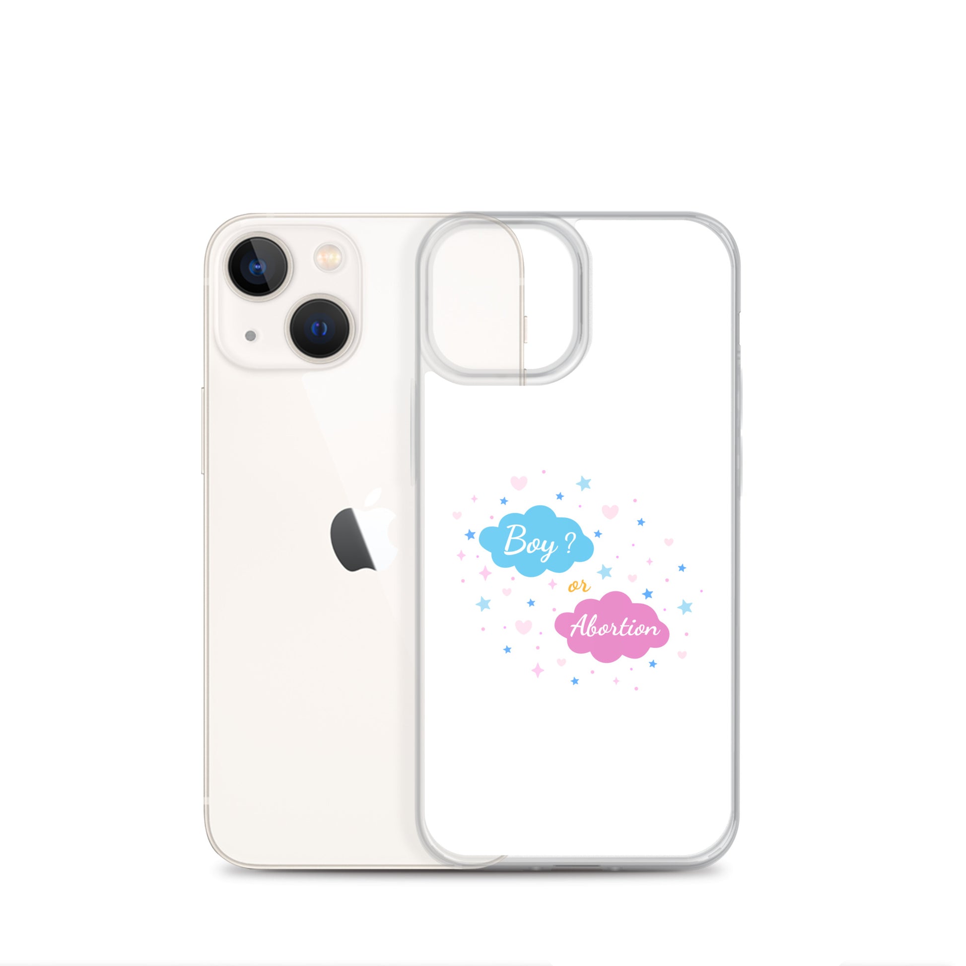 Coque iPhone Boy or abortion gender reveal - Sedurro