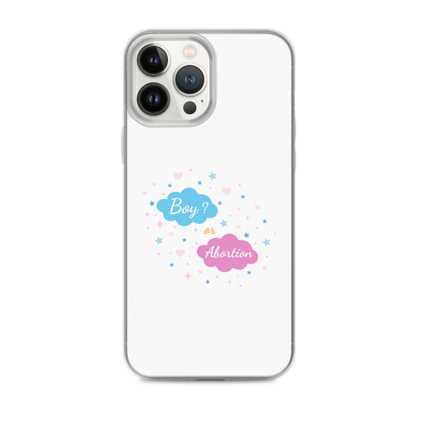 Coque iPhone Boy or abortion gender reveal iPhone 13 Pro Max - Sedurro