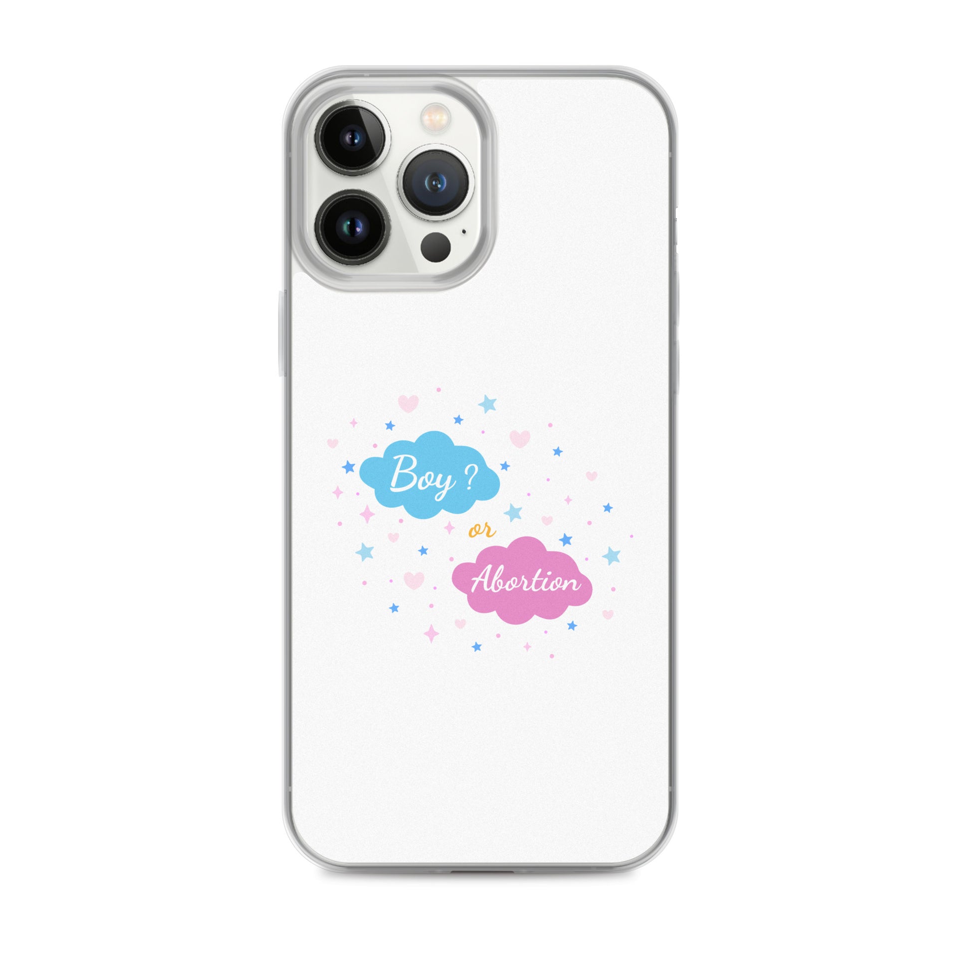 Coque iPhone Boy or abortion gender reveal iPhone 13 Pro Max - Sedurro