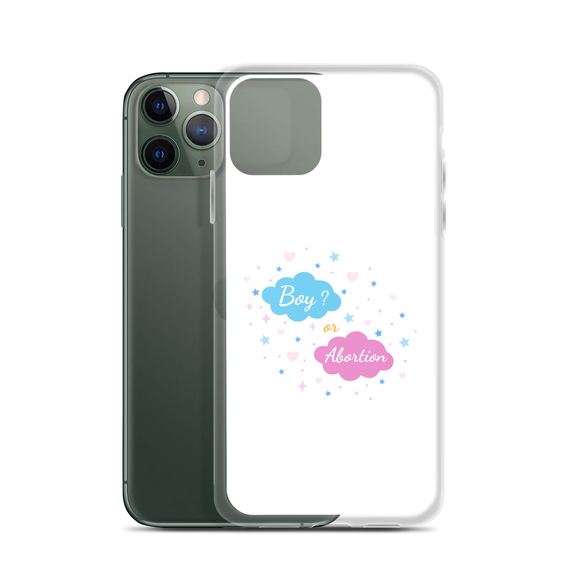 Coque iPhone Boy or abortion gender reveal - Sedurro