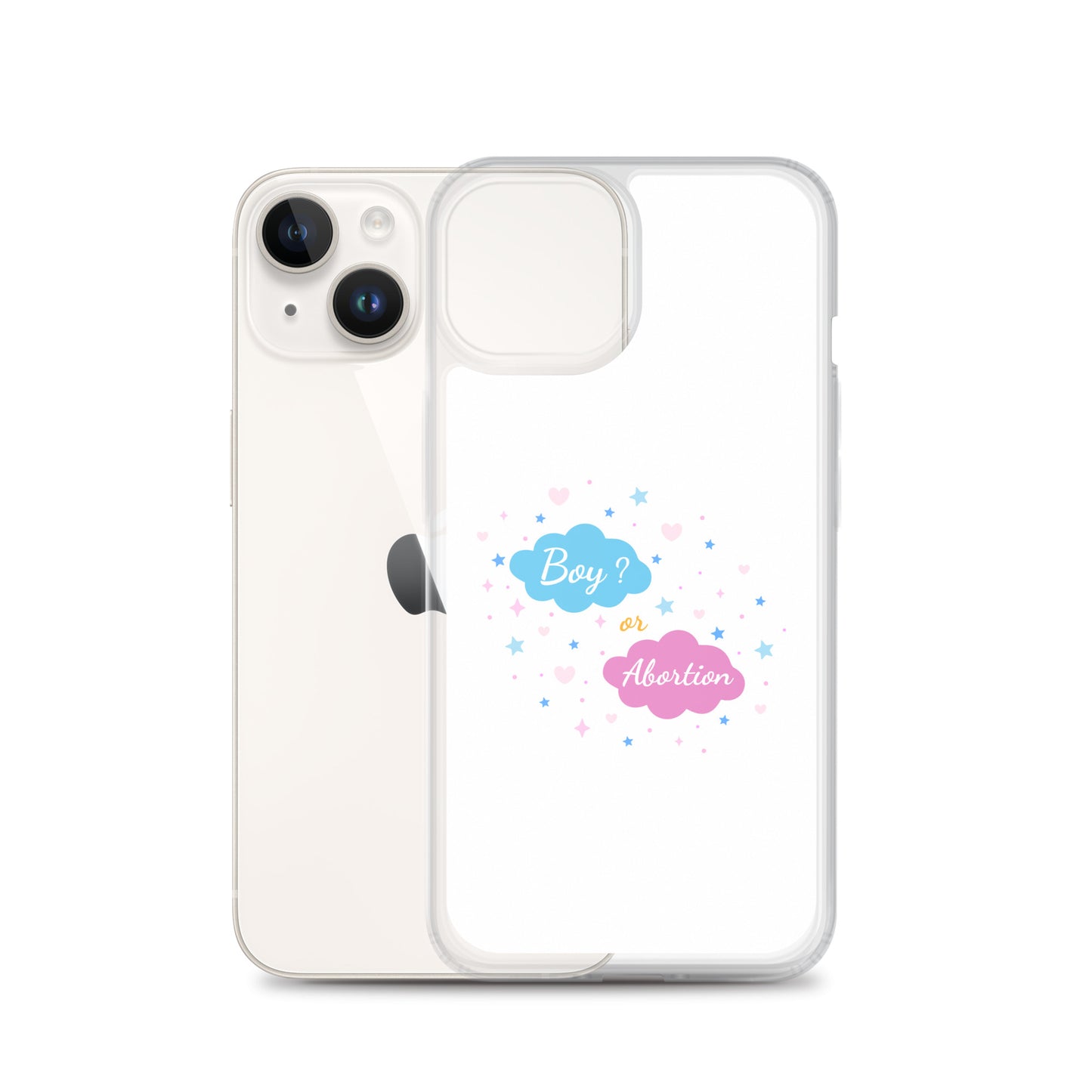Coque iPhone Boy or abortion gender reveal - Sedurro