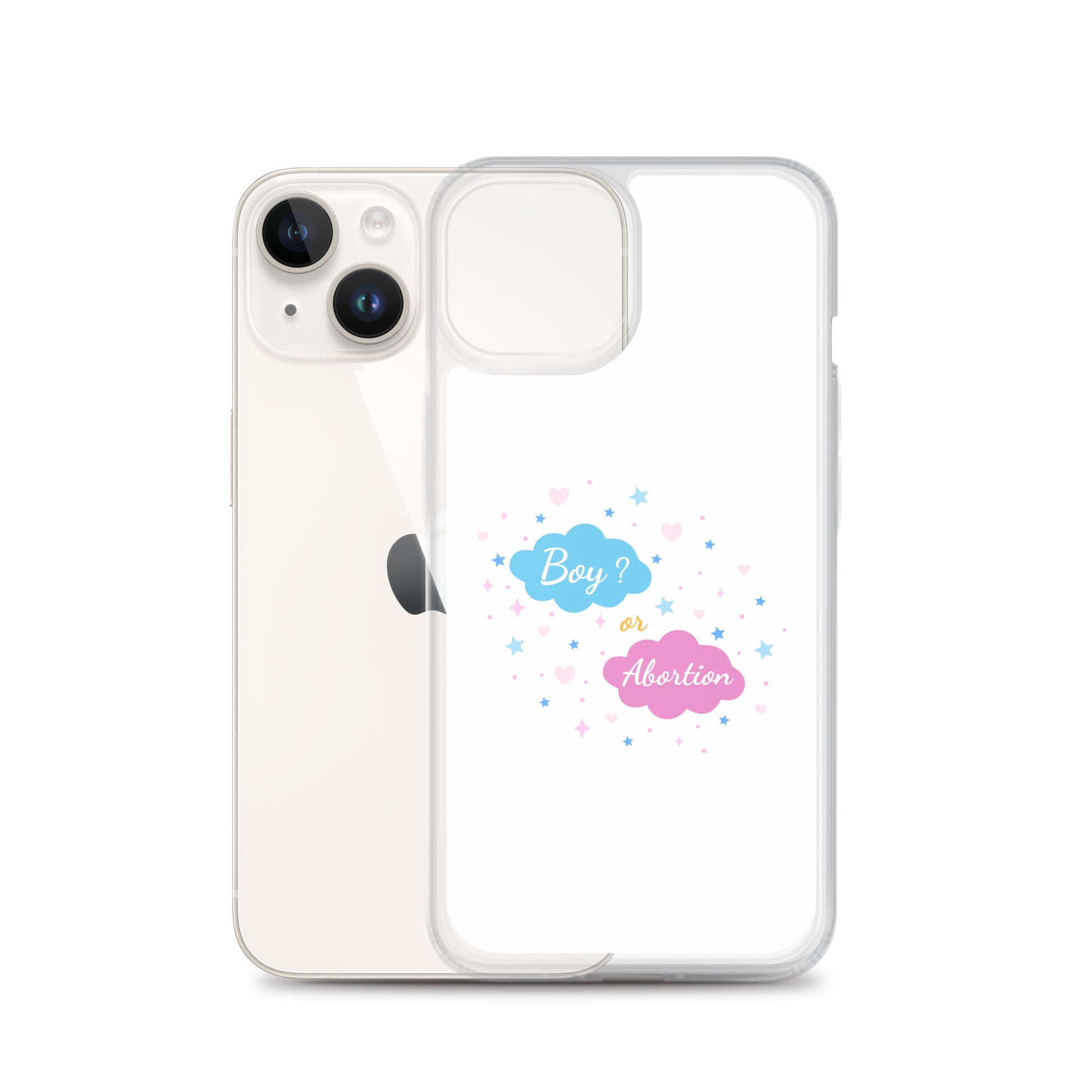 Coque iPhone Boy or abortion gender reveal - Sedurro
