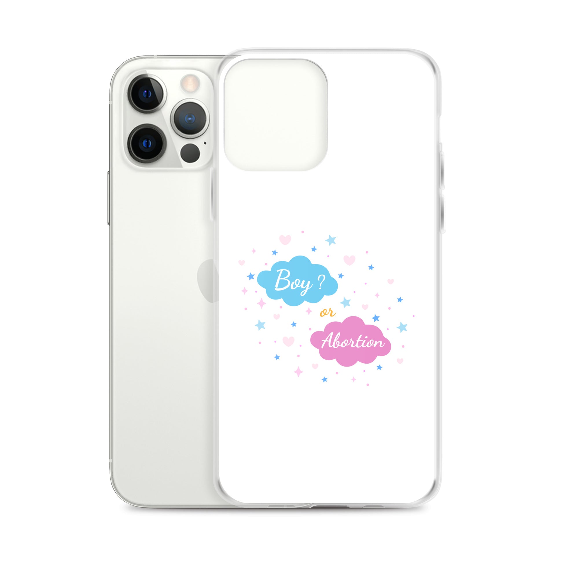 Coque iPhone Boy or abortion gender reveal - Sedurro