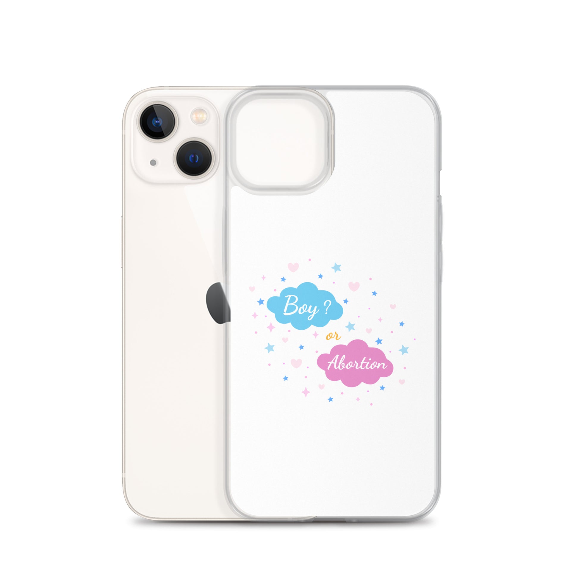 Coque iPhone Boy or abortion gender reveal - Sedurro