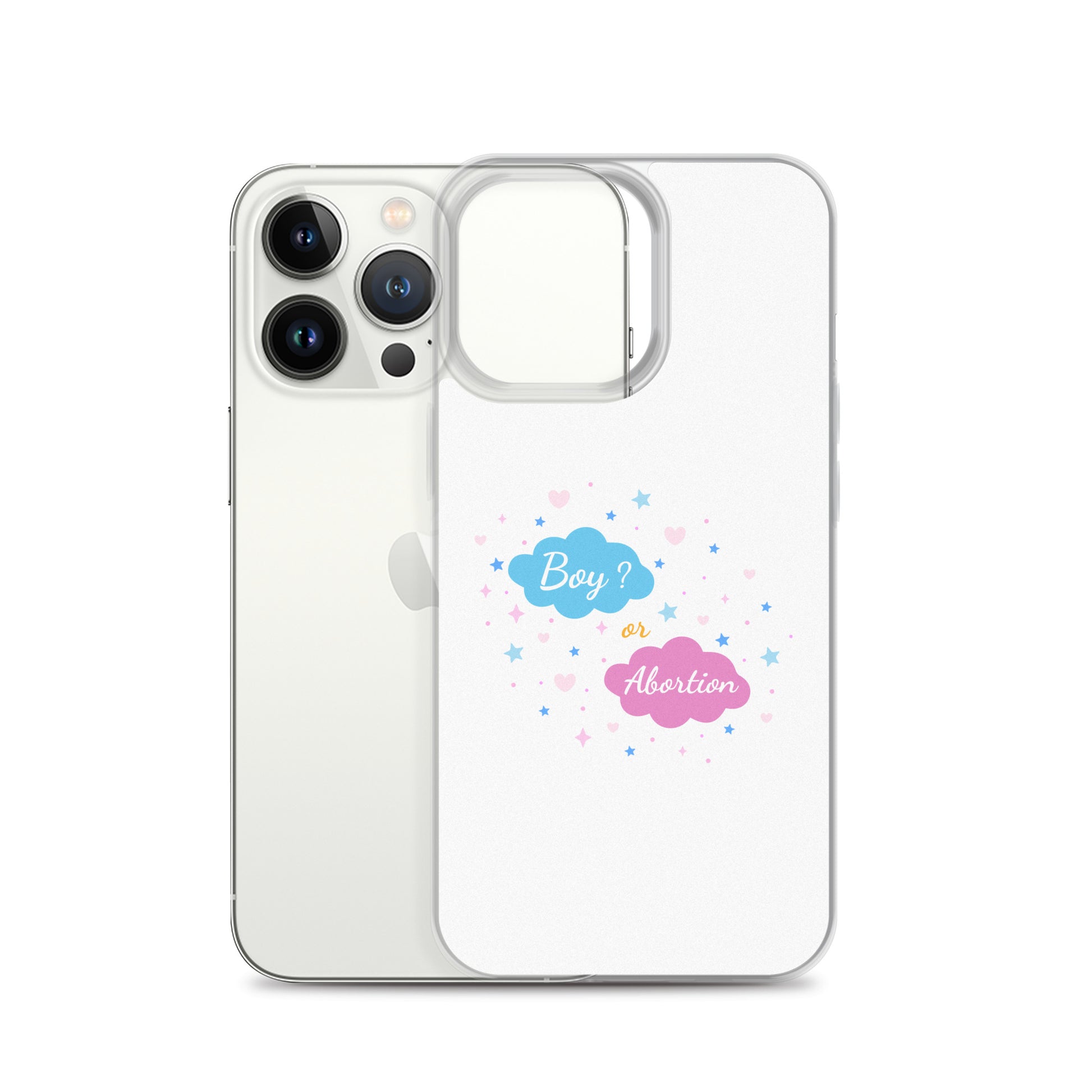 Coque iPhone Boy or abortion gender reveal - Sedurro