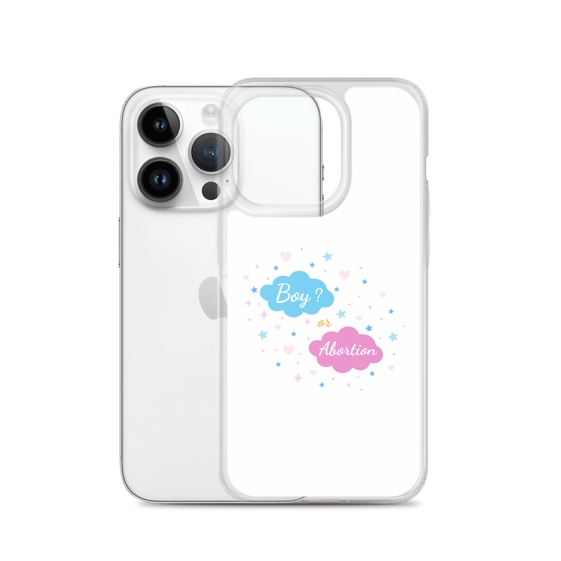 Coque iPhone Boy or abortion gender reveal - Sedurro