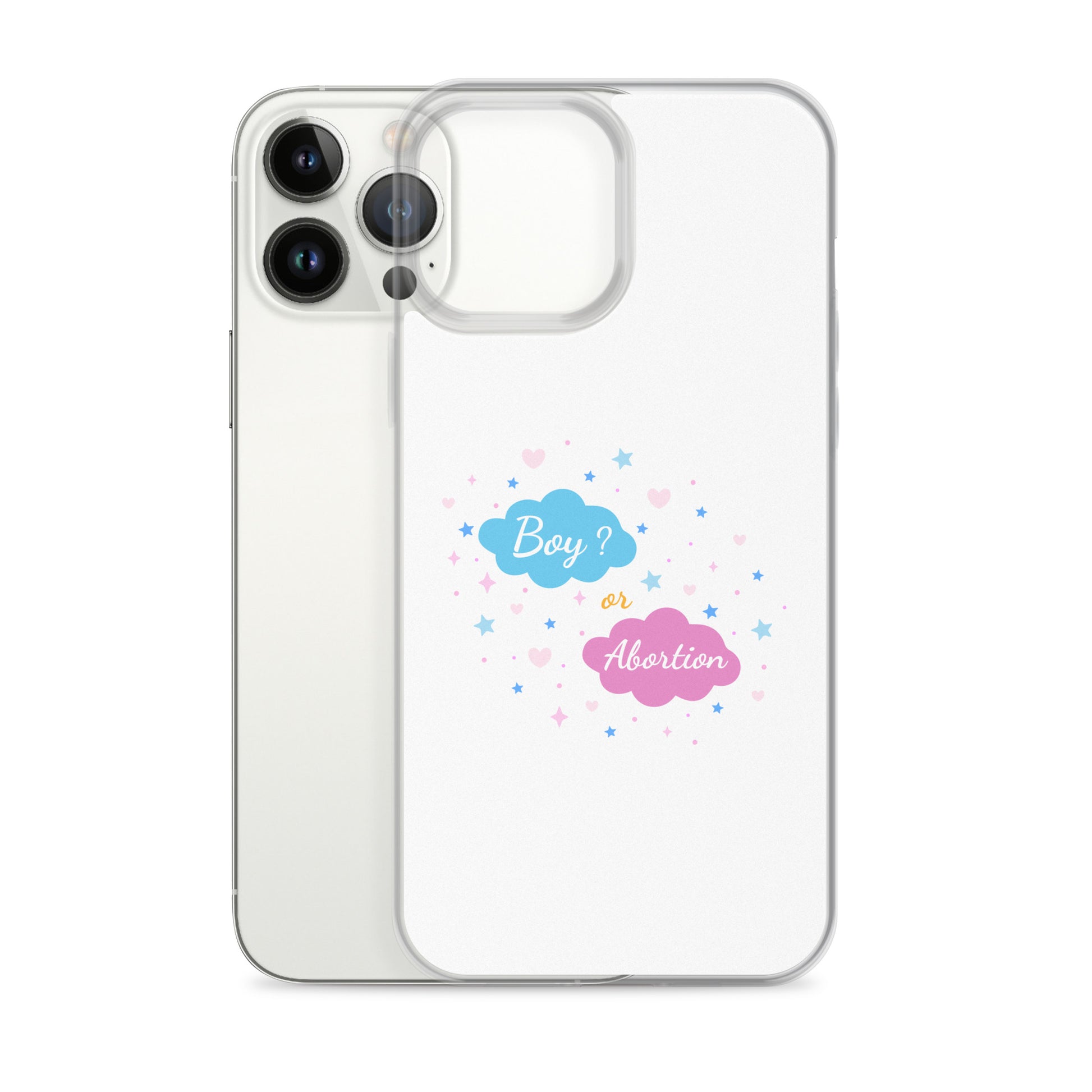 Coque iPhone Boy or abortion gender reveal - Sedurro