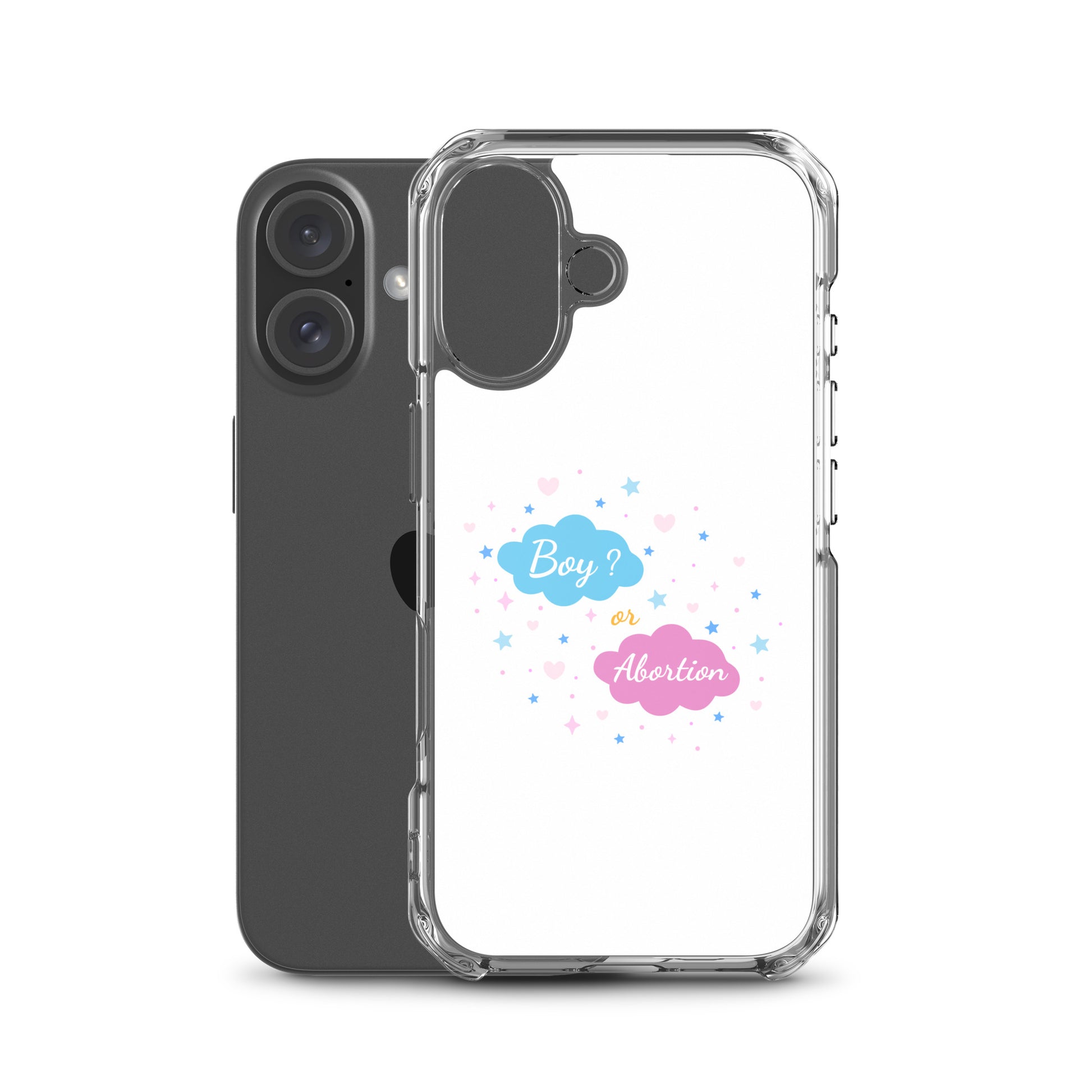 Coque iPhone Boy or abortion gender reveal - Sedurro