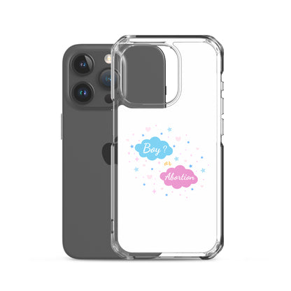 Coque iPhone Boy or abortion gender reveal - Sedurro