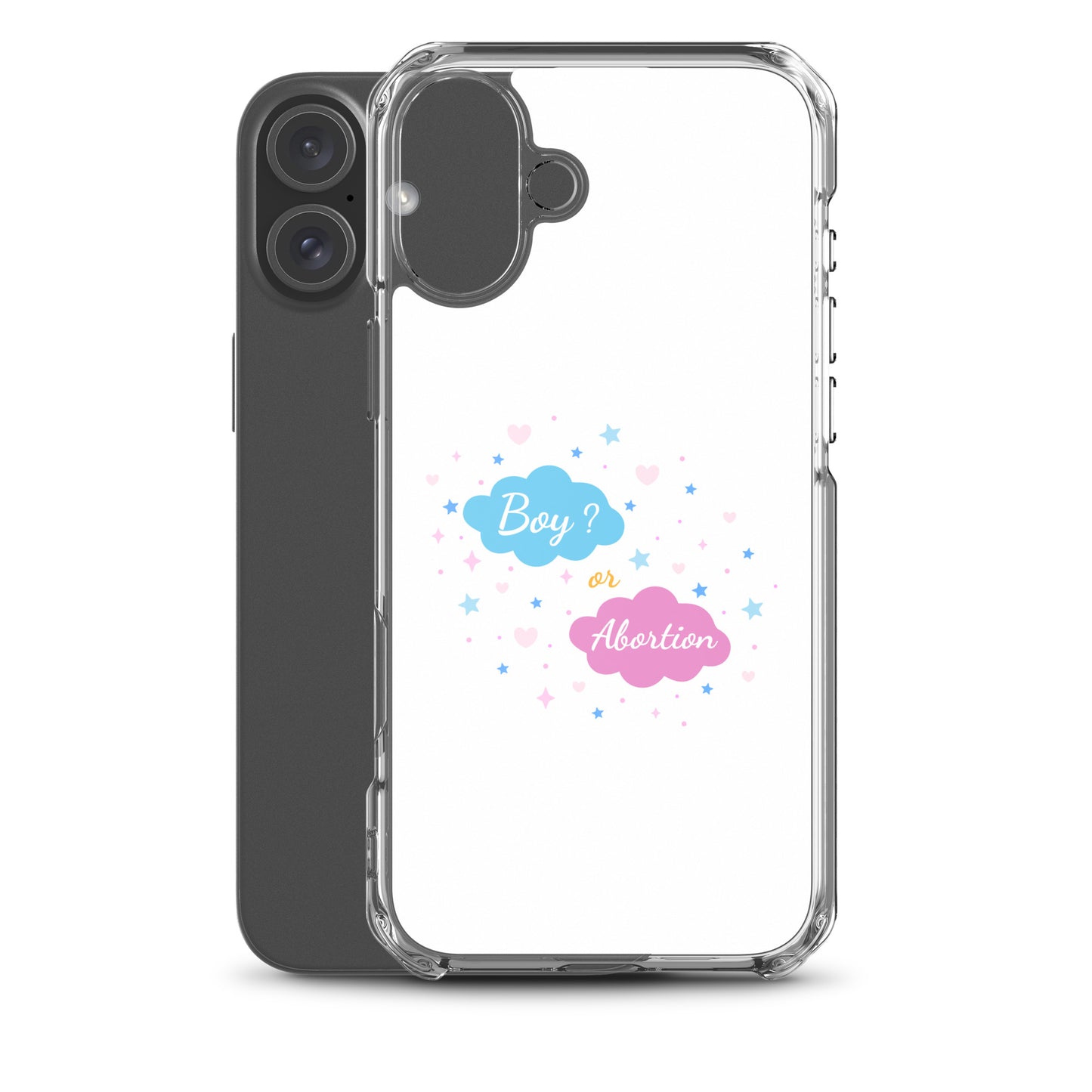 Coque iPhone Boy or abortion gender reveal - Sedurro