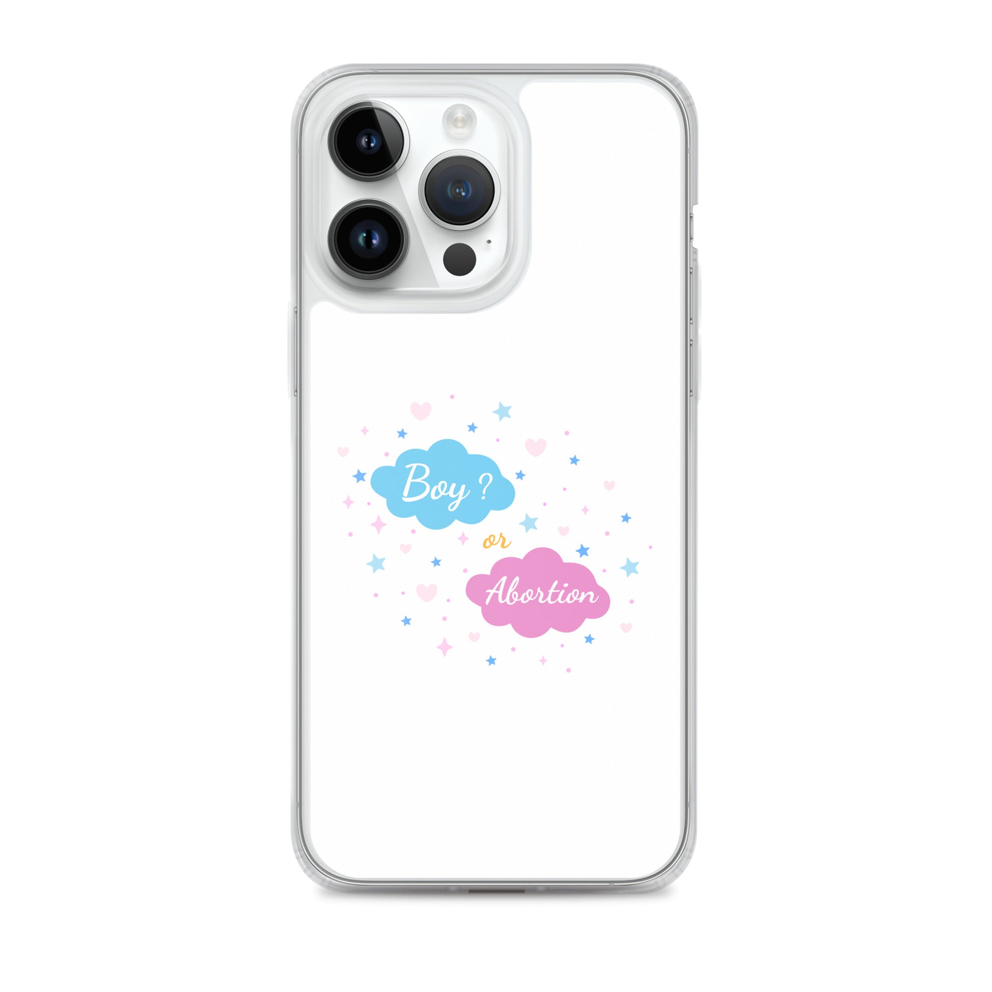 Coque iPhone Boy or abortion gender reveal iPhone 14 Pro Max - Sedurro