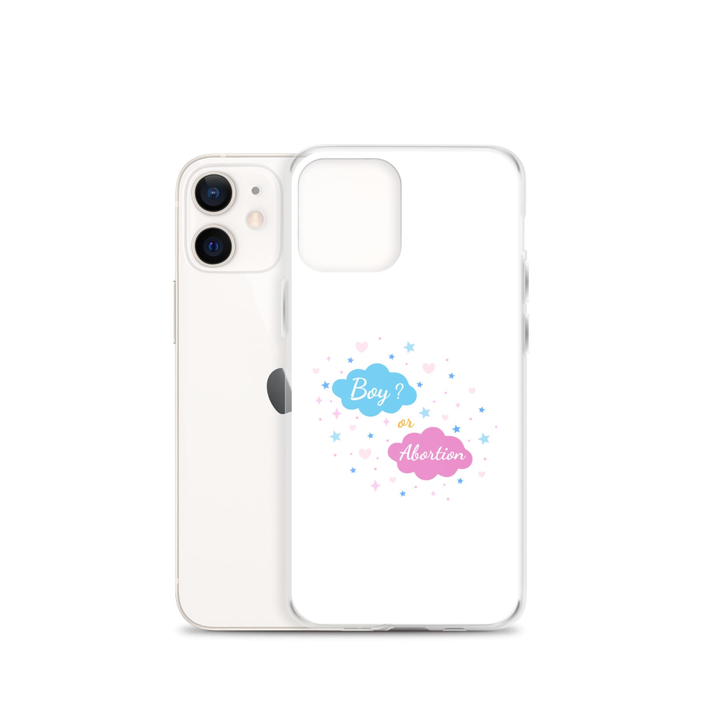 Coque iPhone Boy or abortion gender reveal - Sedurro