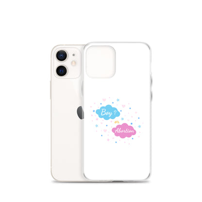 Coque iPhone Boy or abortion gender reveal - Sedurro