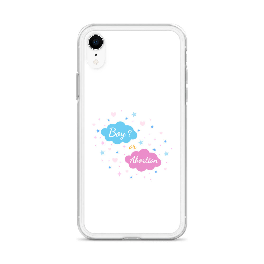 Coque iPhone Boy or abortion gender reveal - Sedurro