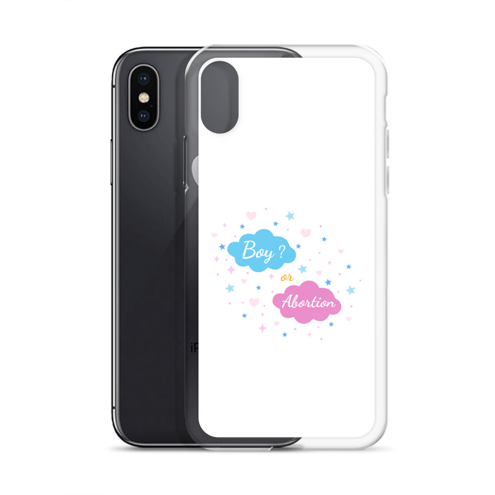 Coque iPhone Boy or abortion gender reveal - Sedurro