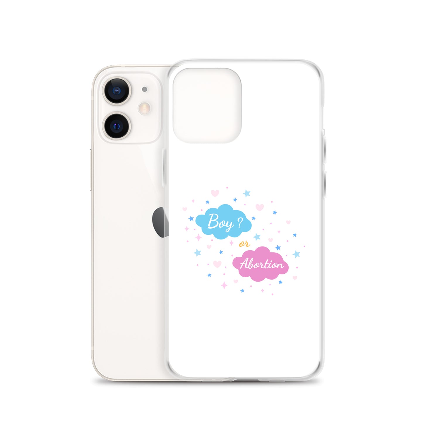 Coque iPhone Boy or abortion gender reveal - Sedurro