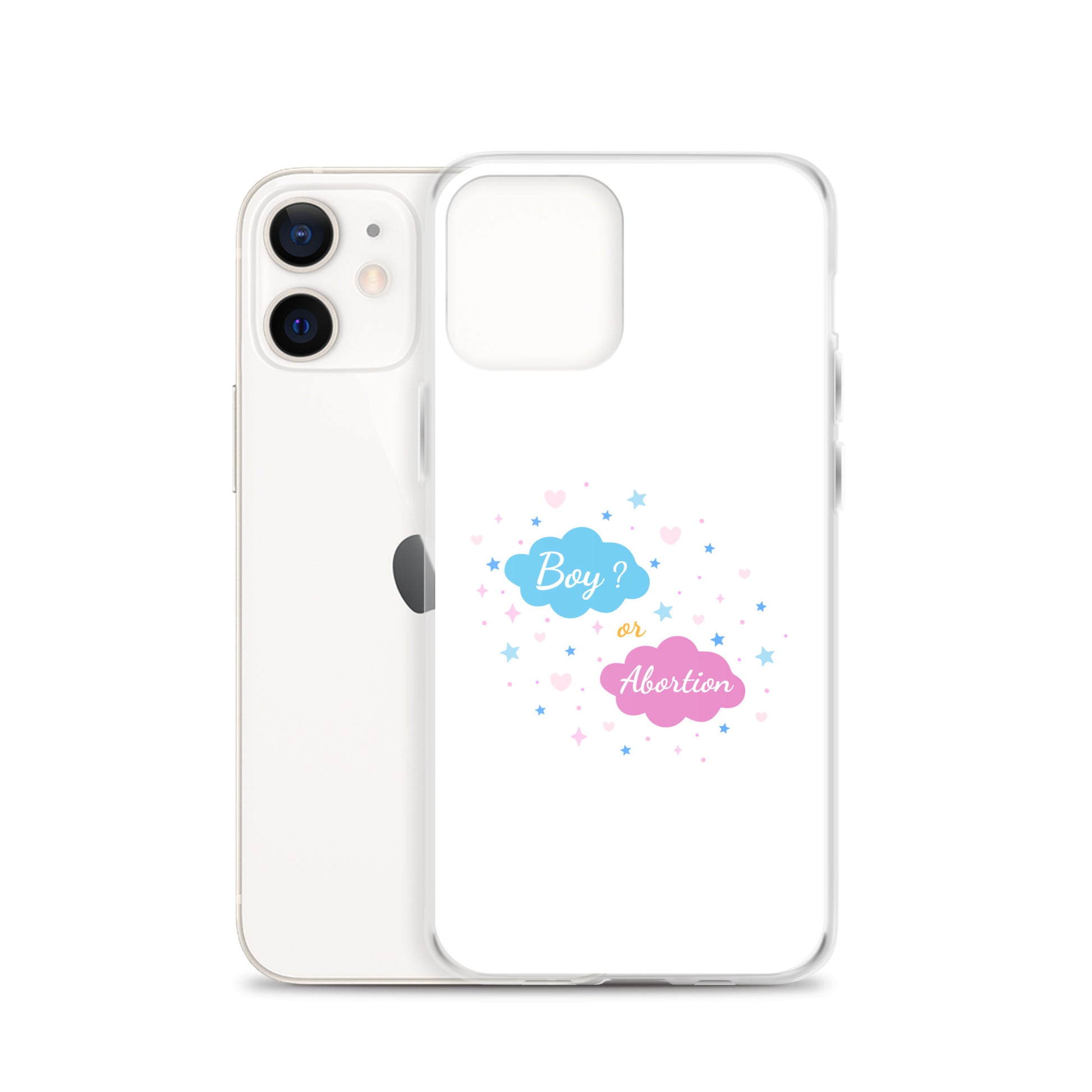 Coque iPhone Boy or abortion gender reveal - Sedurro