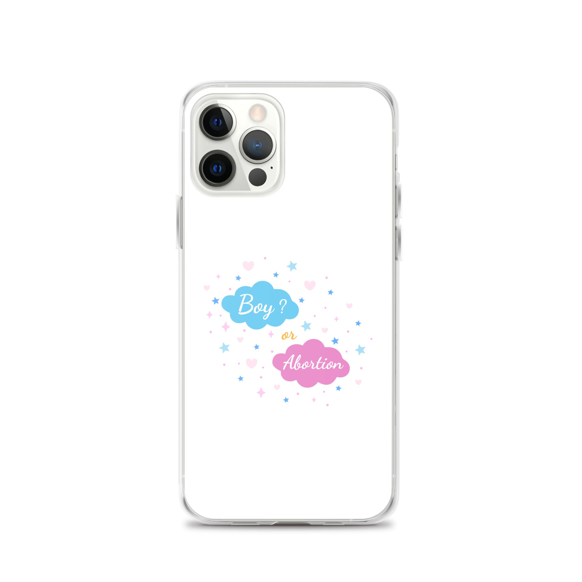 Coque iPhone Boy or abortion gender reveal iPhone 12 Pro - Sedurro