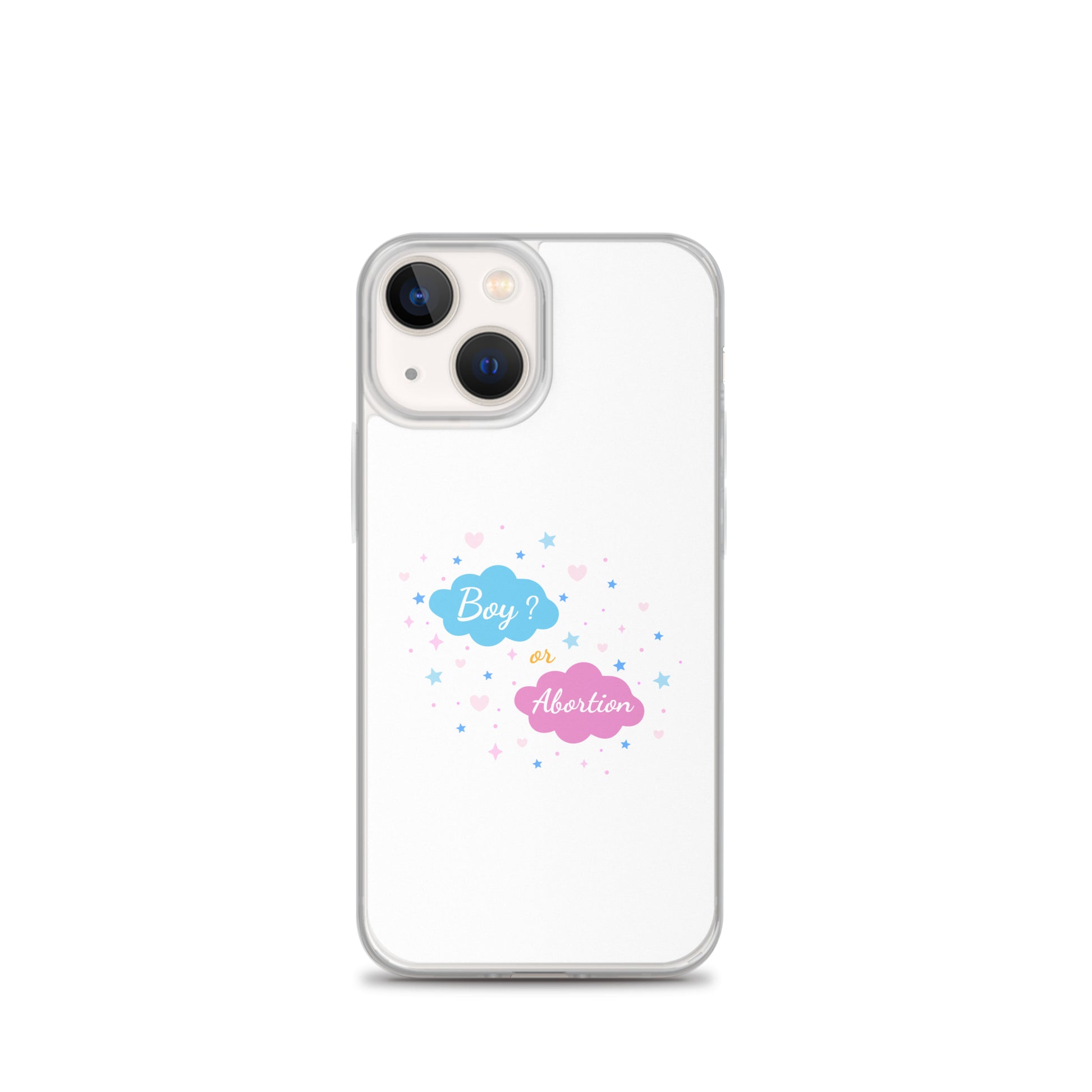 Coque iPhone Boy or abortion gender reveal iPhone 13 mini - Sedurro