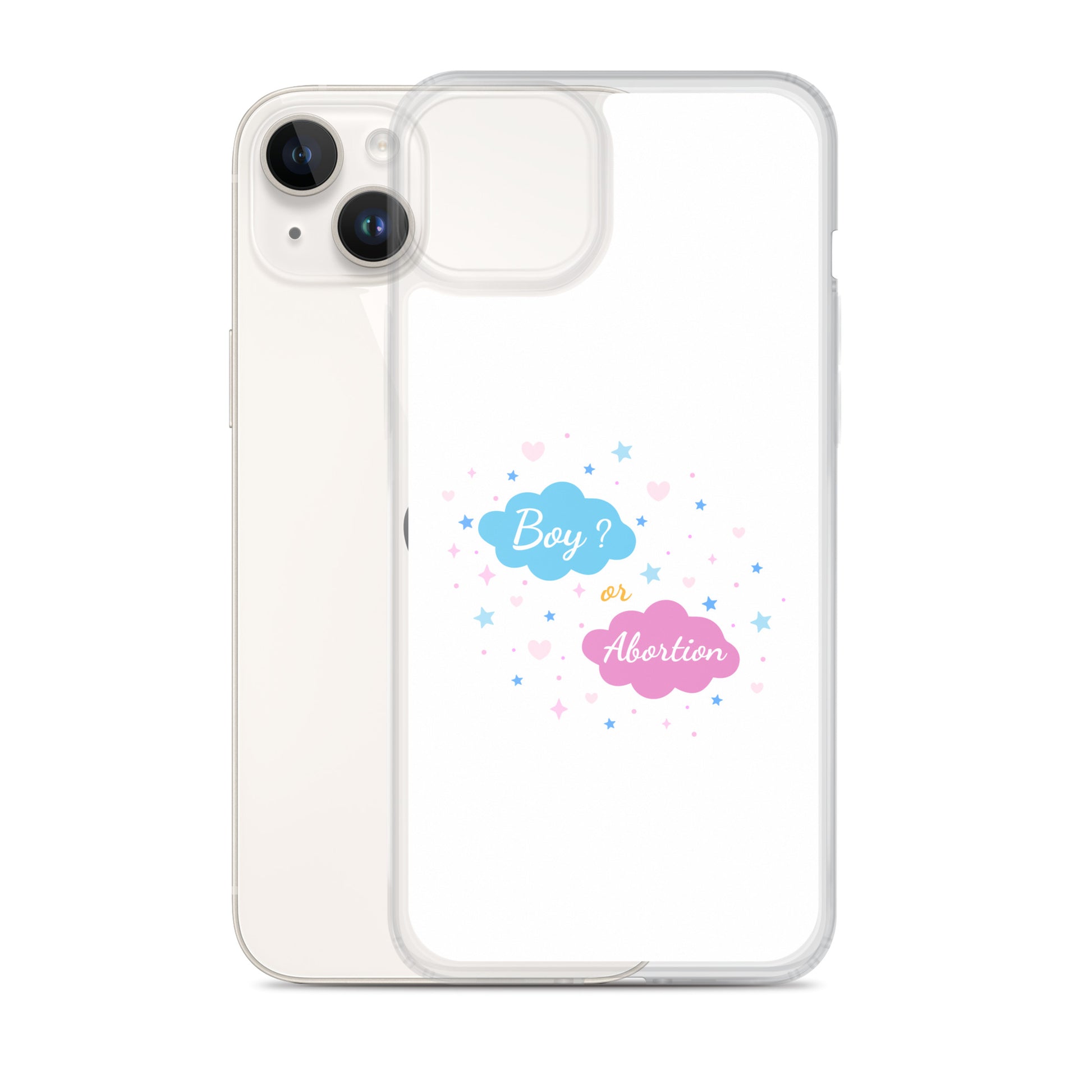 Coque iPhone Boy or abortion gender reveal - Sedurro