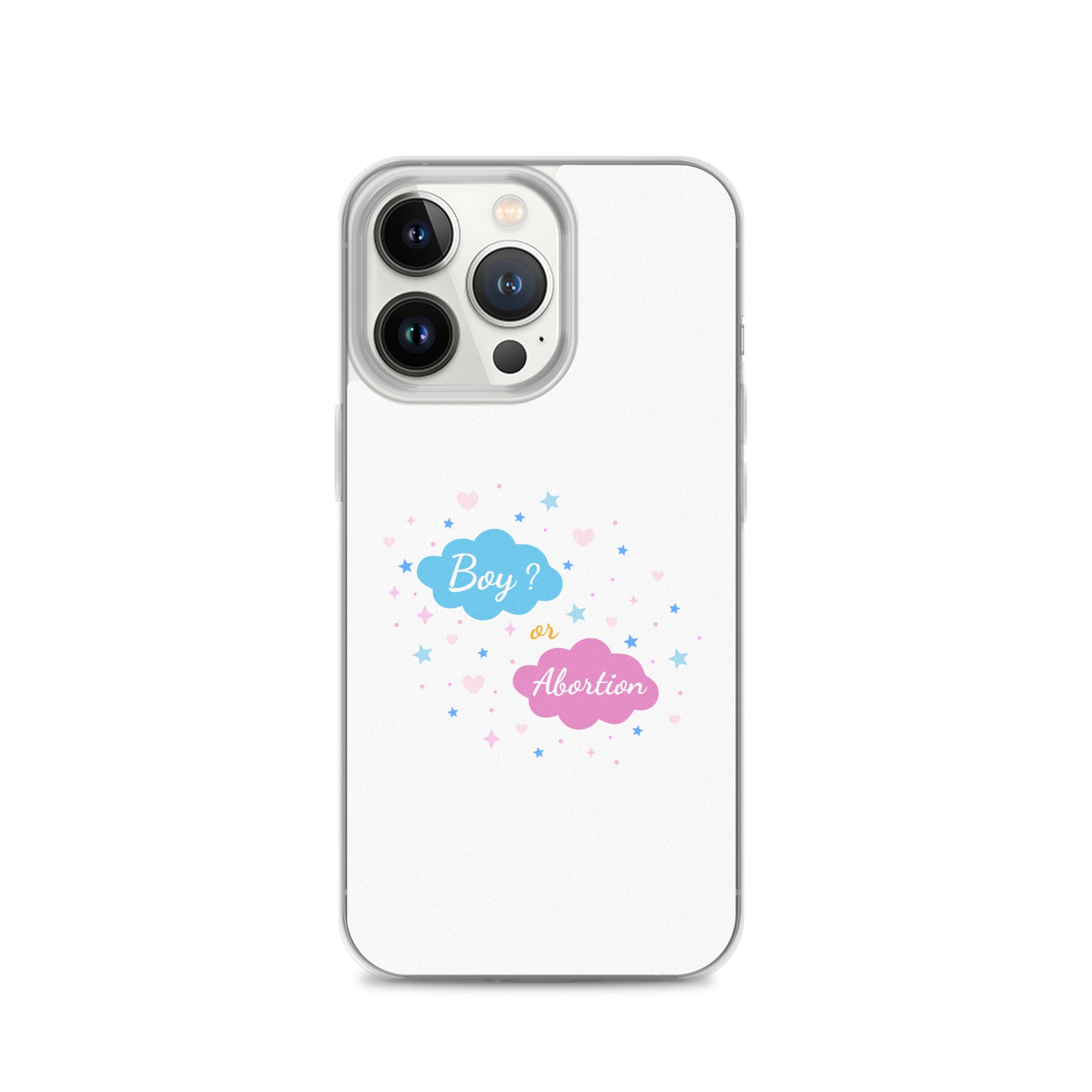 Coque iPhone Boy or abortion gender reveal iPhone 13 Pro - Sedurro
