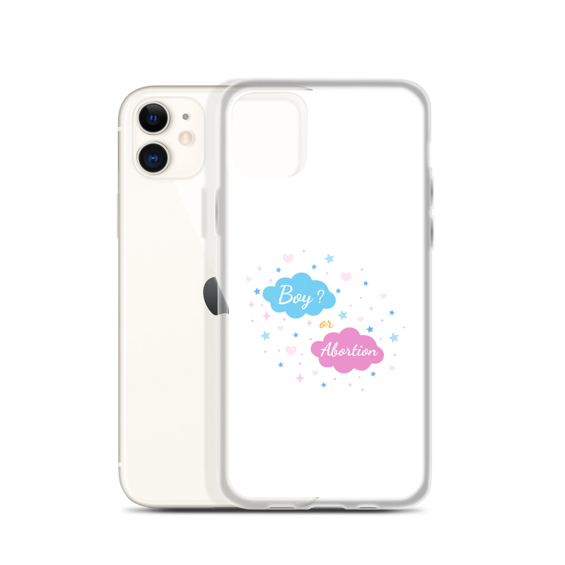 Coque iPhone Boy or abortion gender reveal - Sedurro