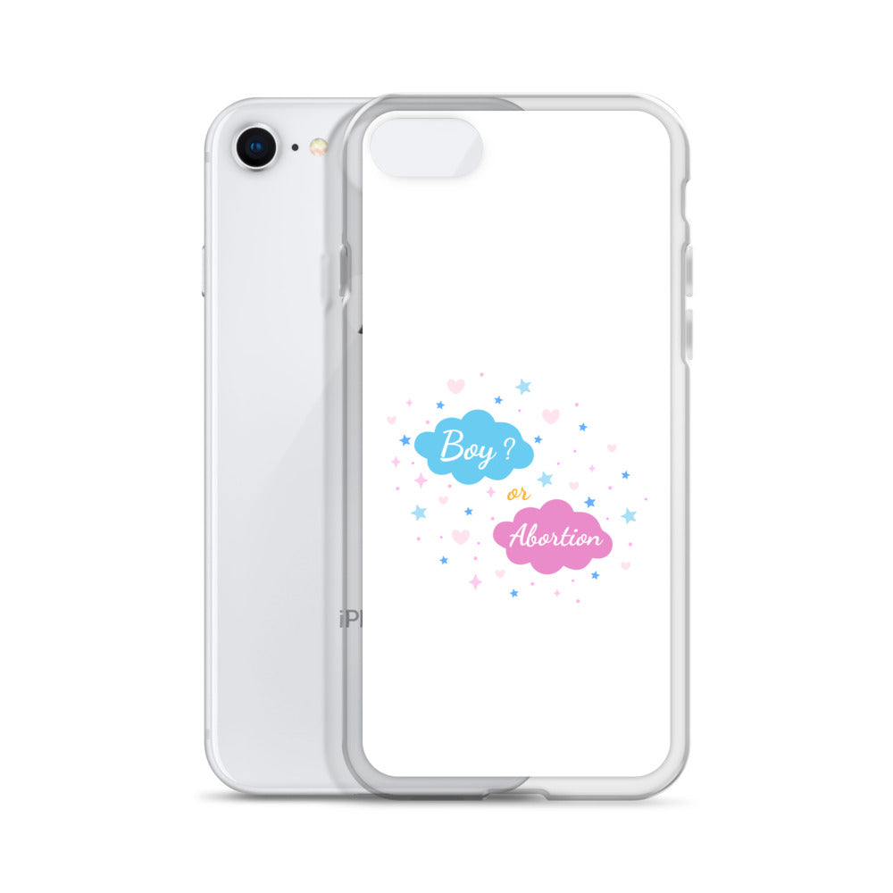 Coque iPhone Boy or abortion gender reveal - Sedurro