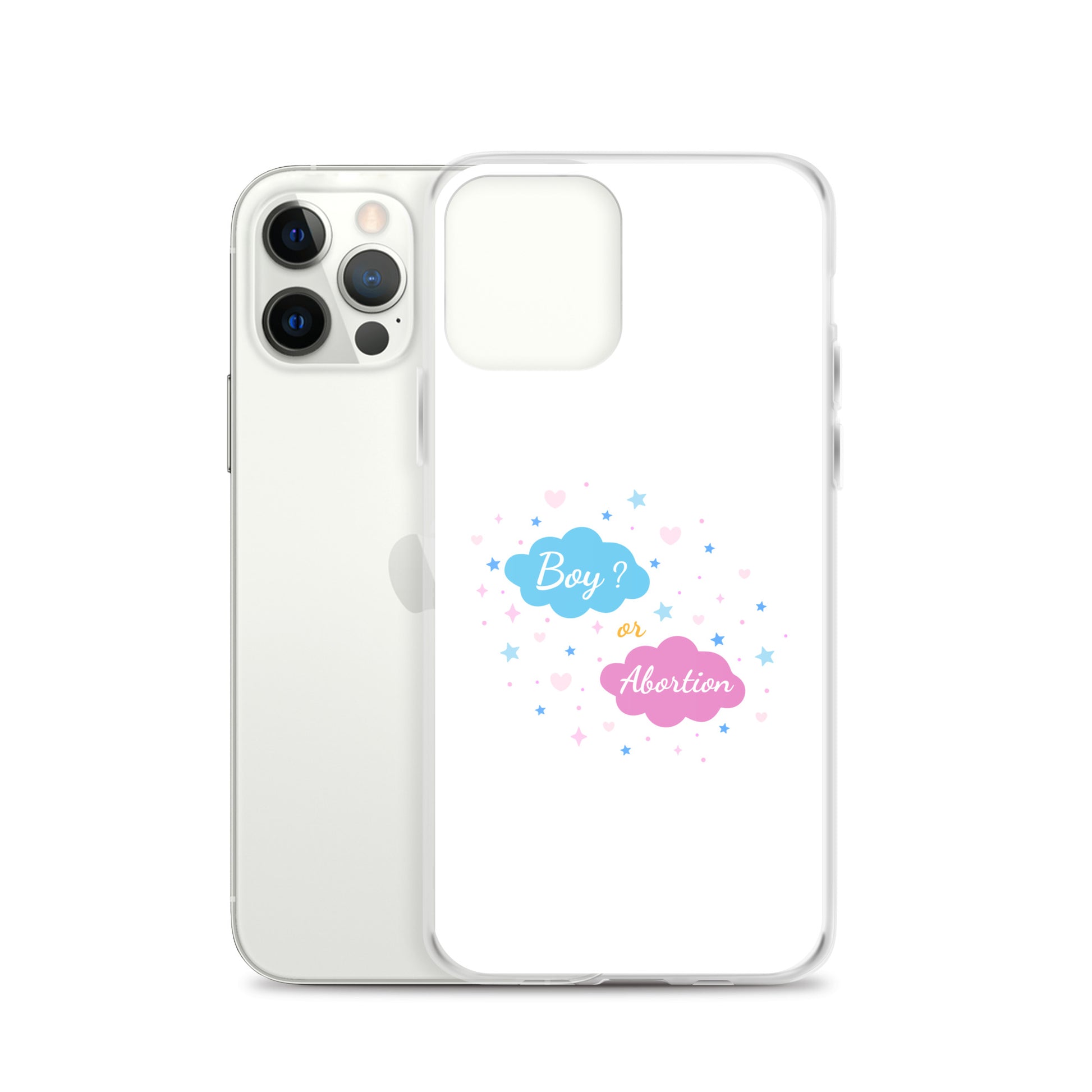 Coque iPhone Boy or abortion gender reveal - Sedurro
