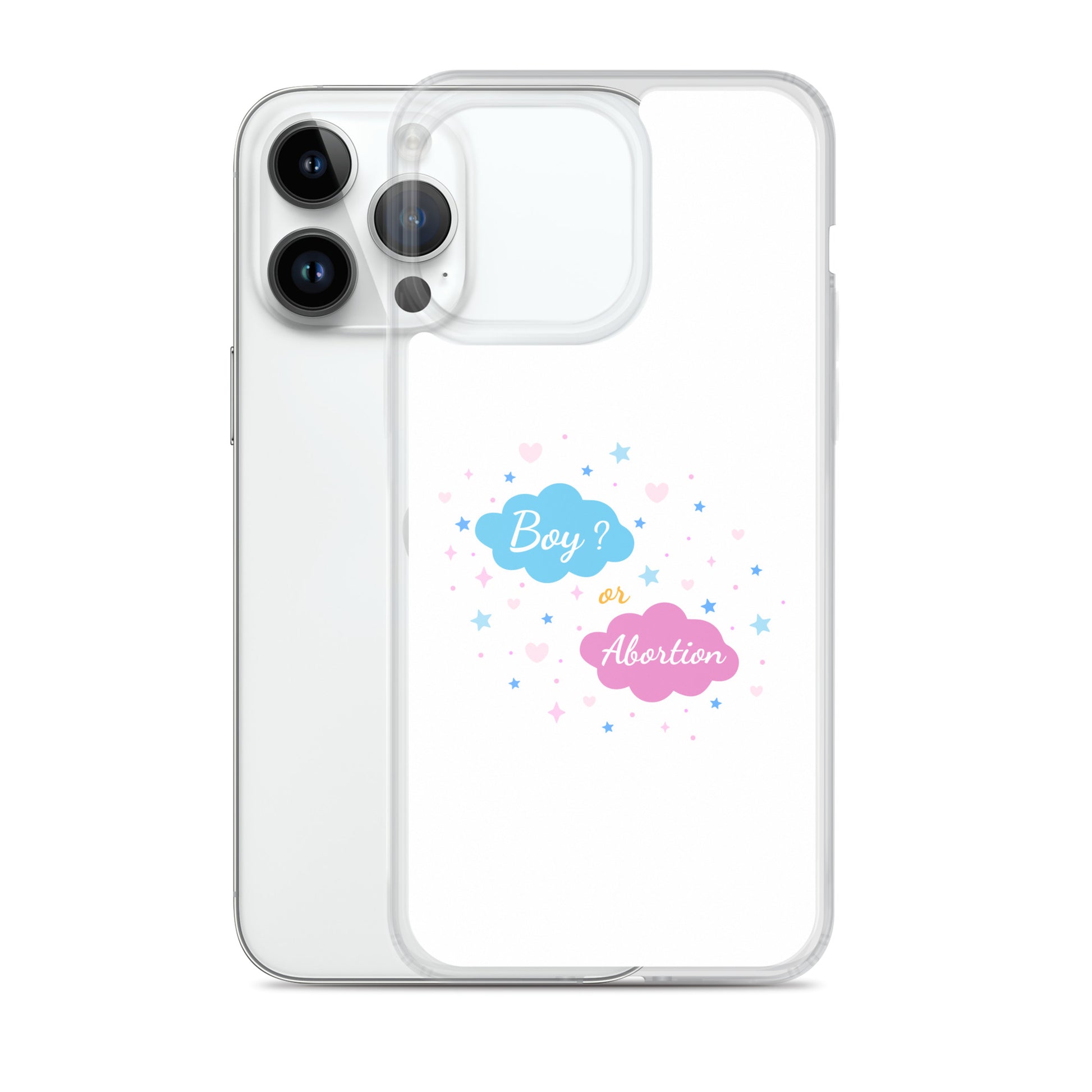 Coque iPhone Boy or abortion gender reveal - Sedurro