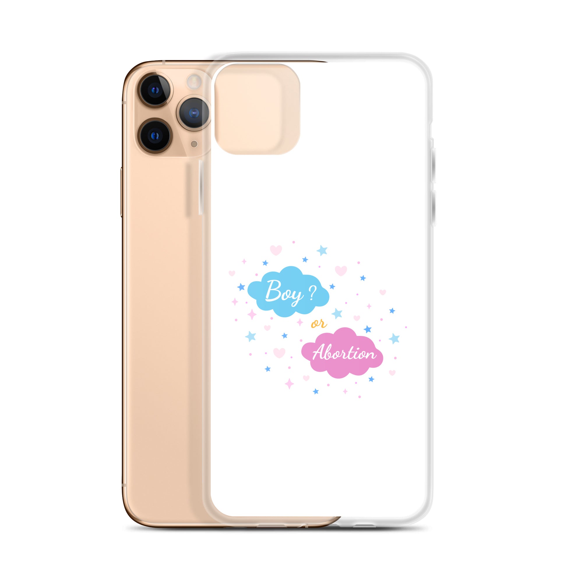 Coque iPhone Boy or abortion gender reveal - Sedurro