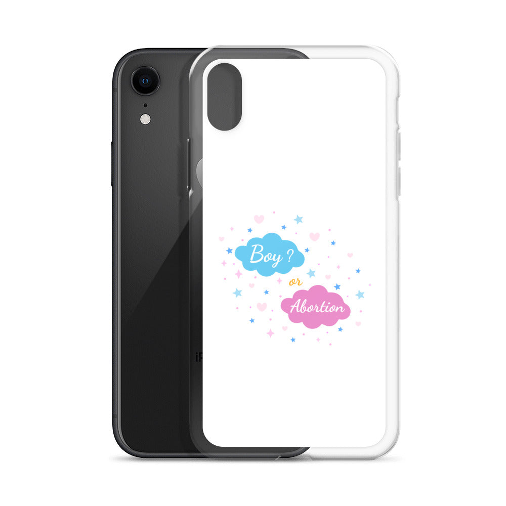 Coque iPhone Boy or abortion gender reveal - Sedurro