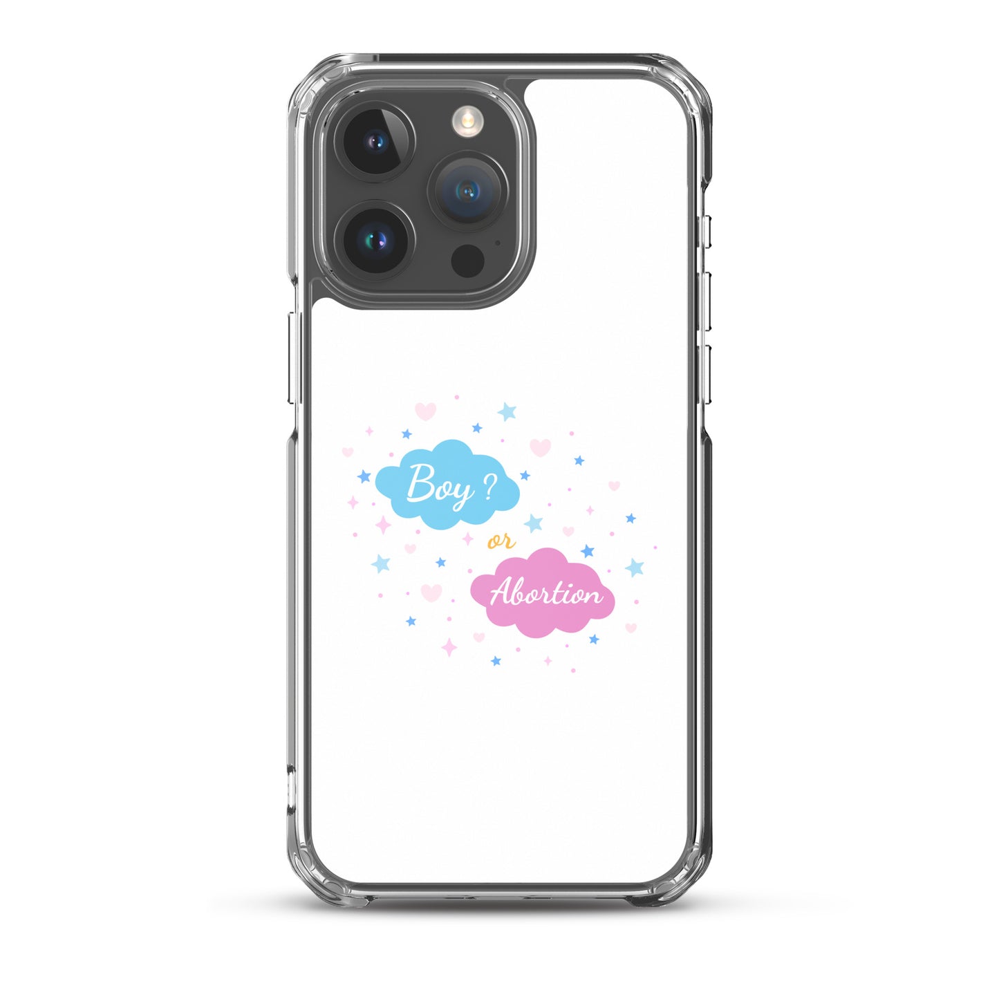 Coque iPhone Boy or abortion gender reveal iPhone 15 Pro Max - Sedurro