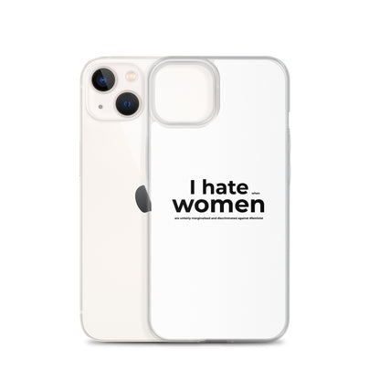 Coque iPhone Feminist I hate women - Sedurro