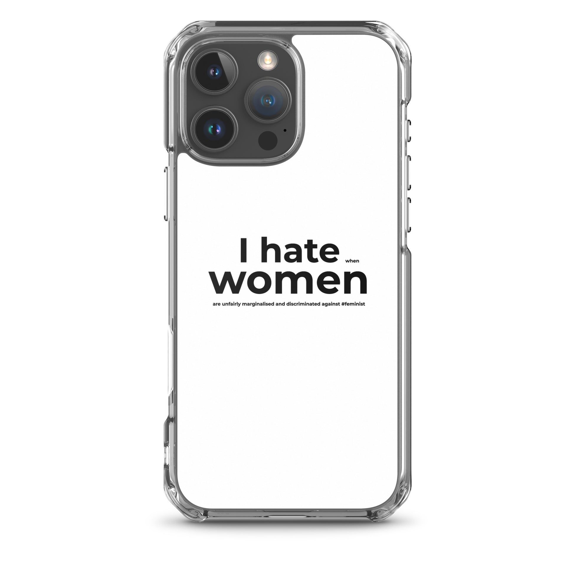 Coque iPhone Feminist I hate women iPhone 16 Pro Max - Sedurro