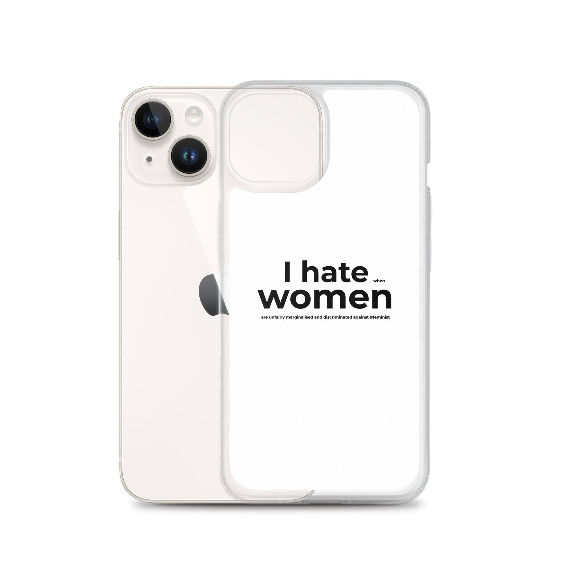 Coque iPhone Feminist I hate women - Sedurro