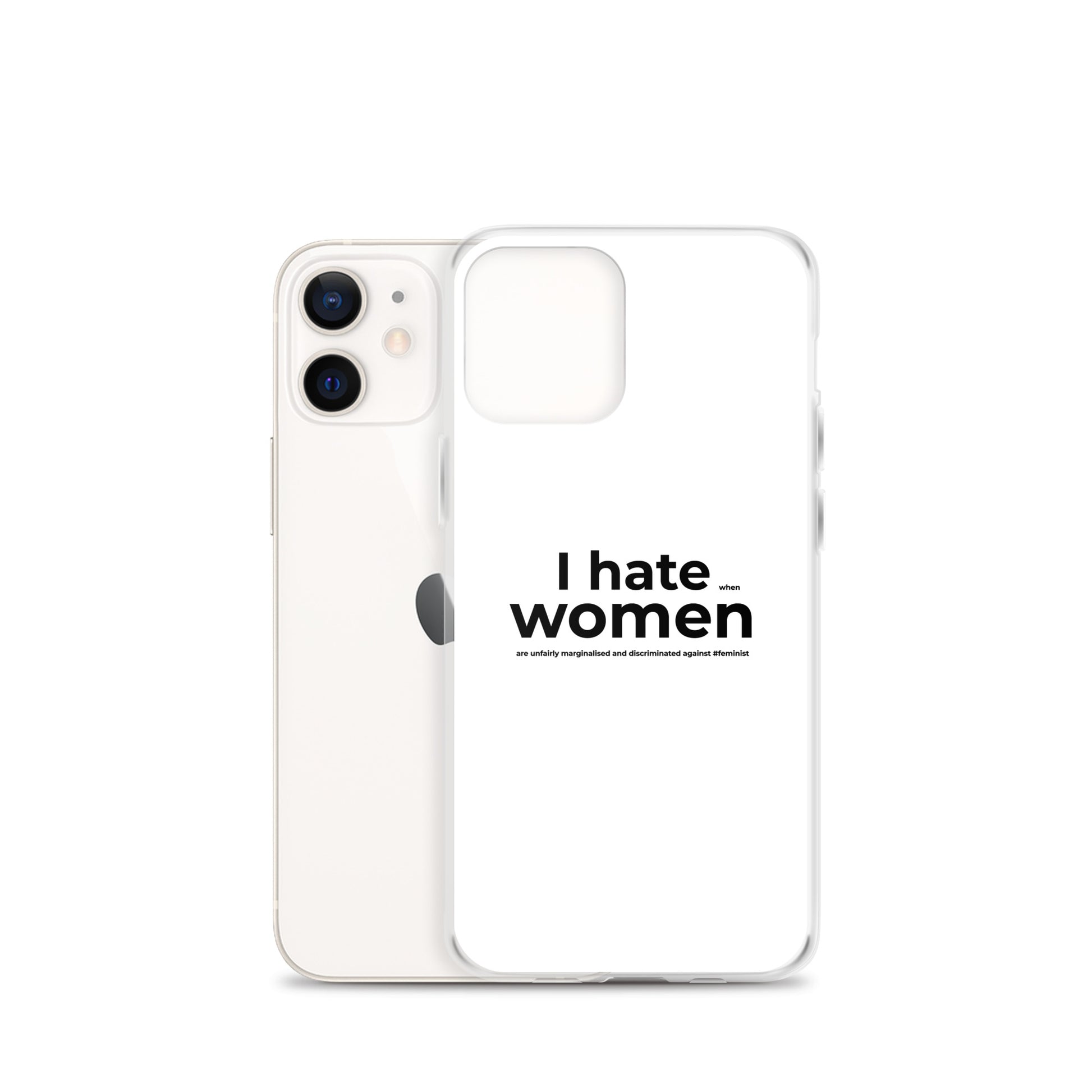 Coque iPhone Feminist I hate women - Sedurro