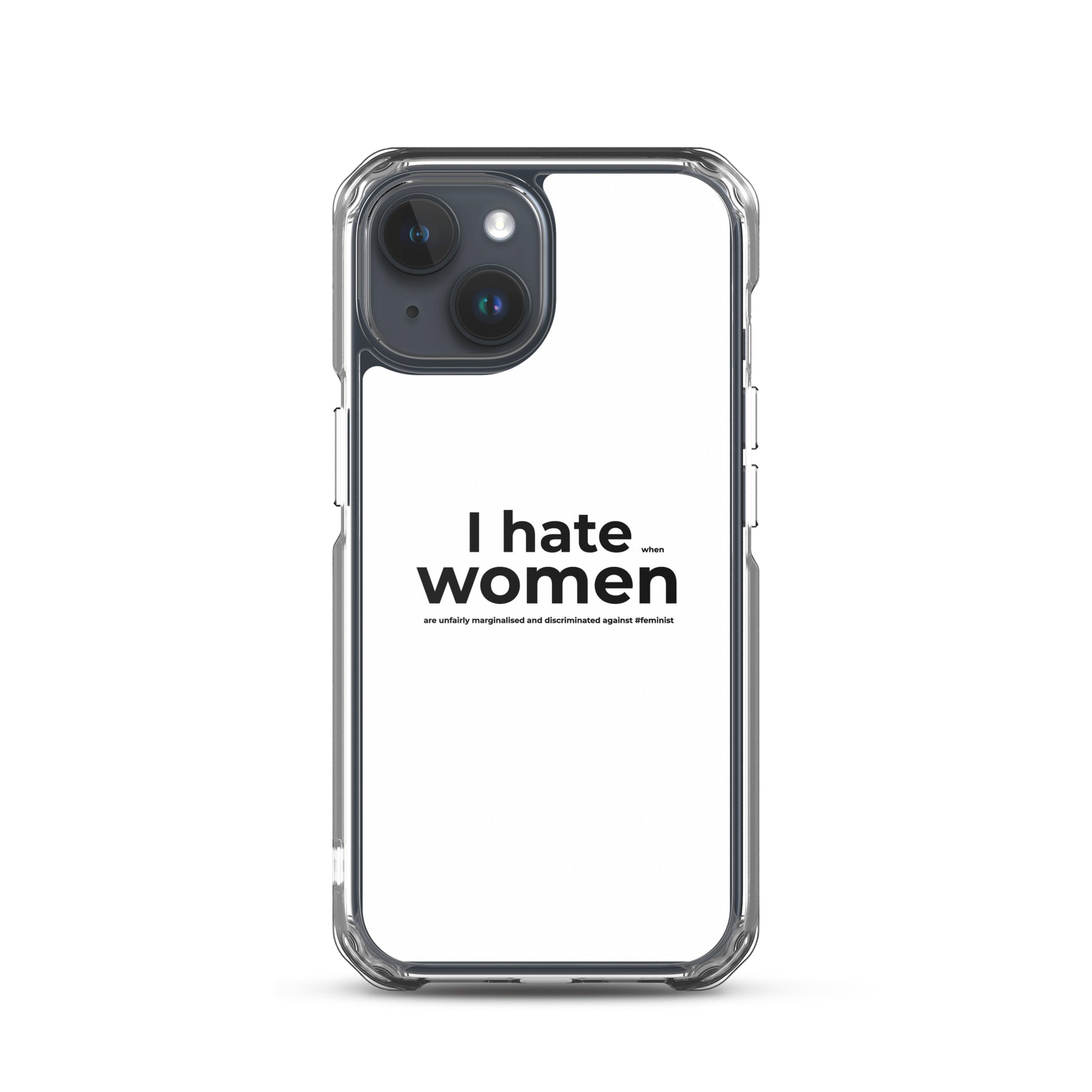 Coque iPhone Feminist I hate women iPhone 15 - Sedurro