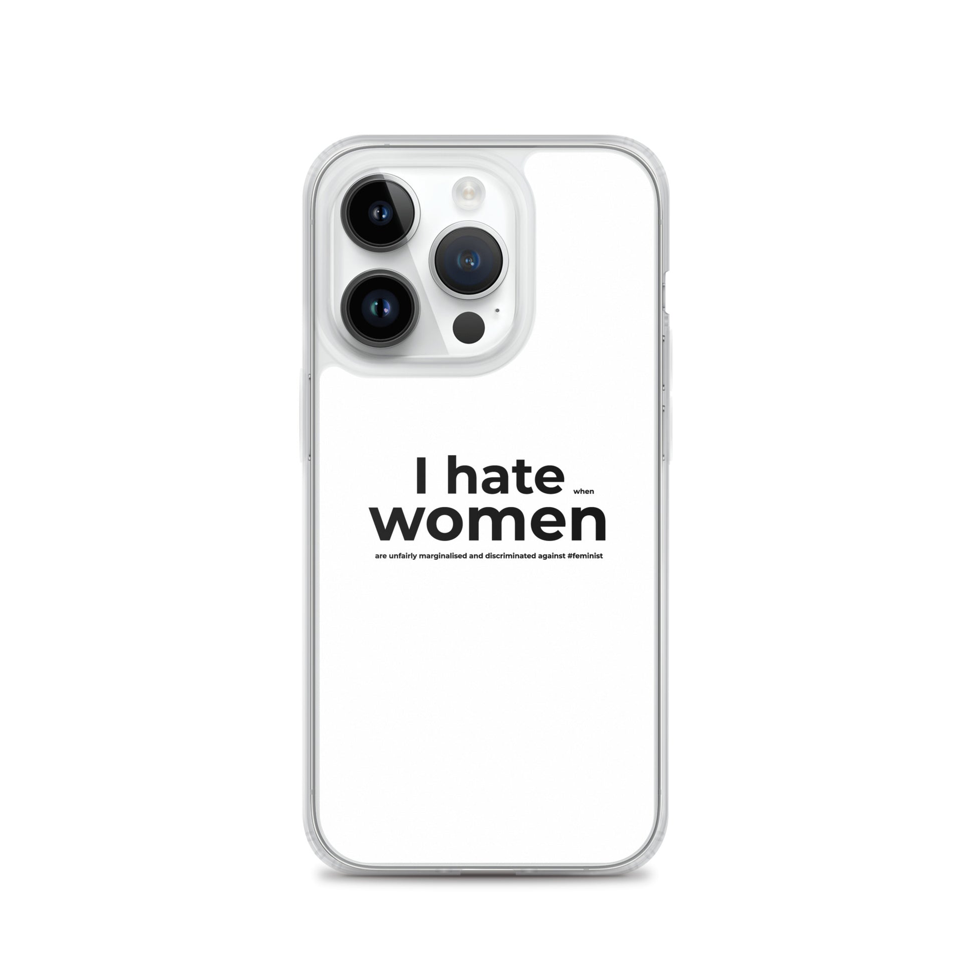 Coque iPhone Feminist I hate women iPhone 14 Pro - Sedurro