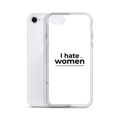 Coque iPhone Feminist I hate women - Sedurro