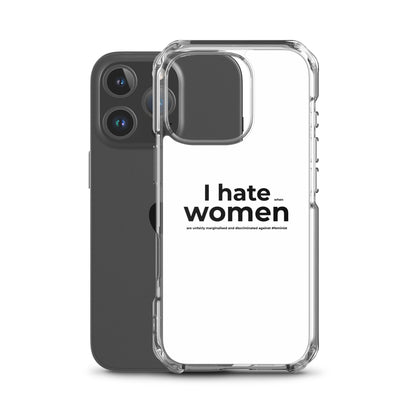 Coque iPhone Feminist I hate women - Sedurro