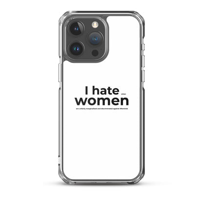 Coque iPhone Feminist I hate women iPhone 15 Pro Max - Sedurro